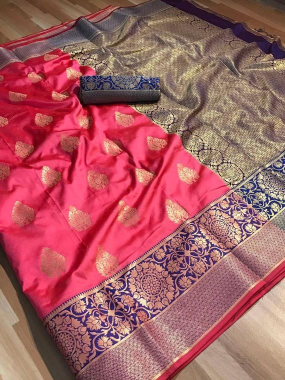 Pure soft silk with blouse weaving jequard
