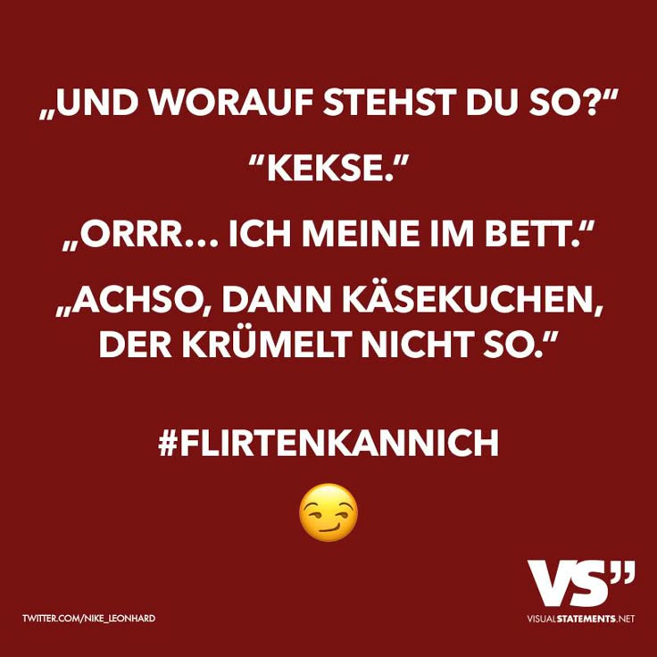 Flirten zweideutig