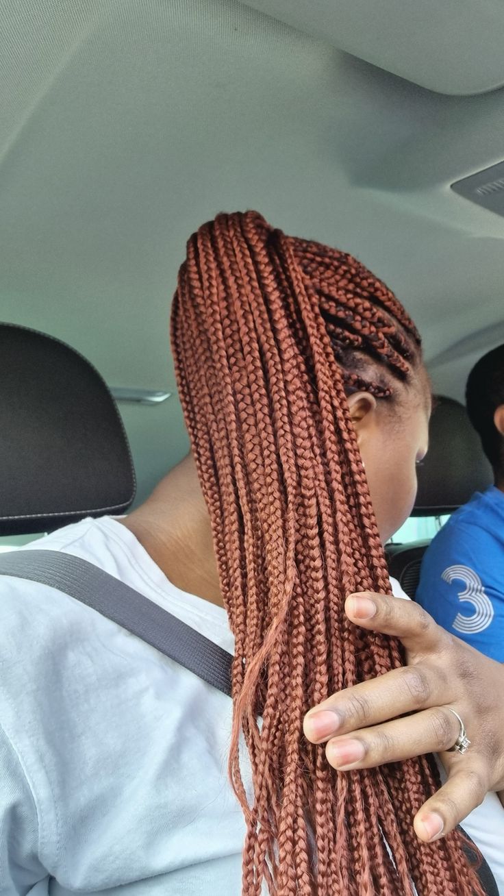 Knotless box braids 😍 | New braided hairstyles, Braided hairstyles