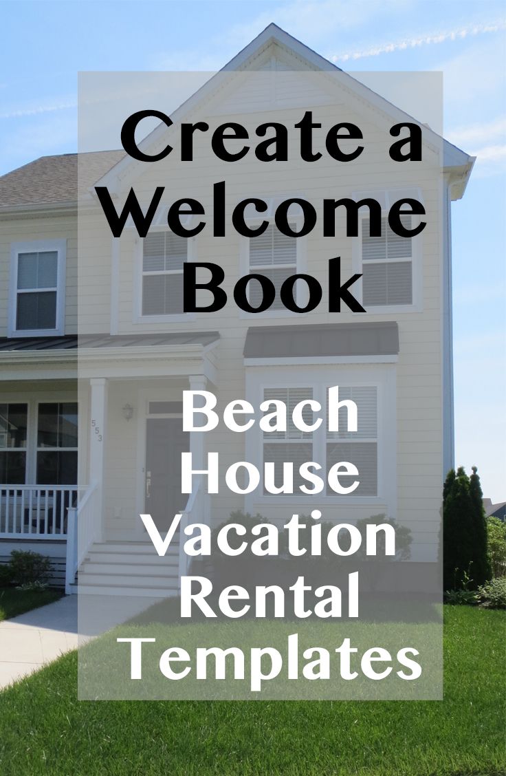 Easy download of Vacation Rental Welcome Booklet Package with bonus documents. Welcome Note, Amenities, House Policies, Departure Checklist. Everything you need to make the best Welcome book for your rental home. Airbnb, Homeaway, Flipkey. MS Word template and samples. ($55) roomfortwo.etsy.com