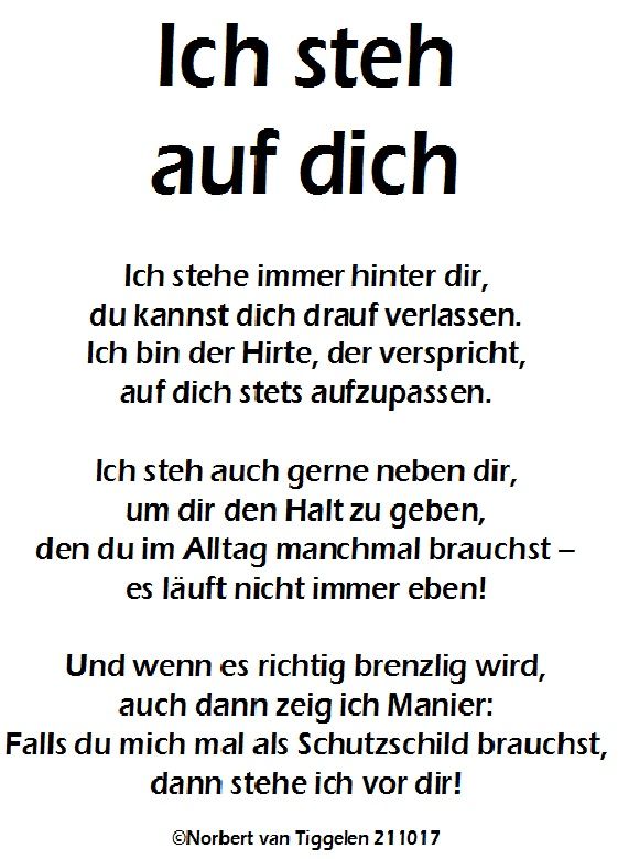 Ich stehe auf dicke