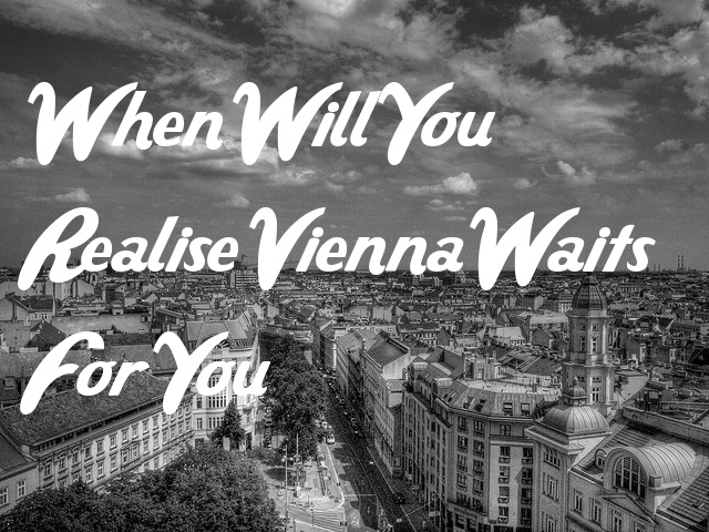 What Does Vienna Waits For You Mean