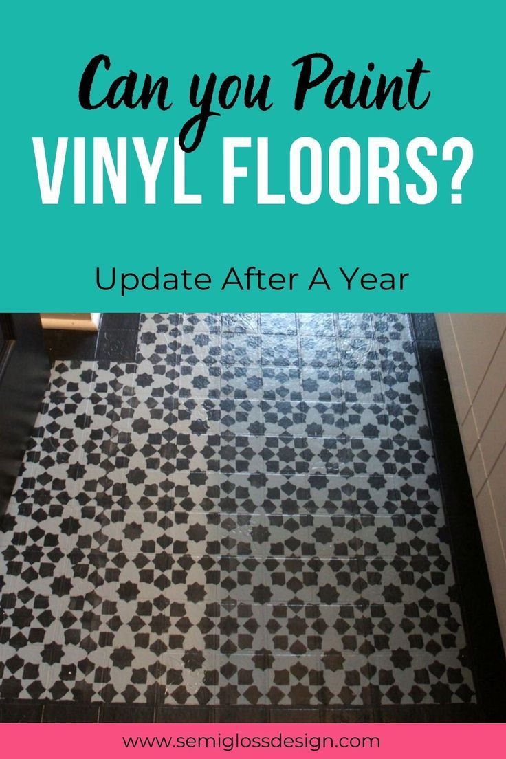 Can You Paint Vinyl Flooring In A Bathroom Yes You Can Paint Vinyl Linoleum Floors With Stencils Linoleum Flooring Diy Flooring Flooring