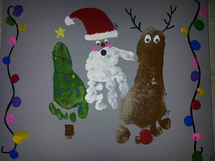 Christmas Art And Craft Ideas For Babies Part - 44: Christmas Art Project! Christmas Art ProjectsXmas CraftsInfant ...
