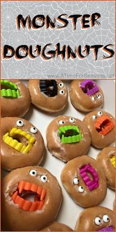 monster doughnuts halloween food party recipe idea easy diy donut doughnut - Halloween Party Appetizers With Pictures monster doughnuts halloween food party recipe idea easy diy donut doughnut - Halloween Party Appetizers With Pictures