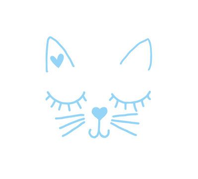 Plotterdatei Katzengesicht Plotterdatei Katzengesicht