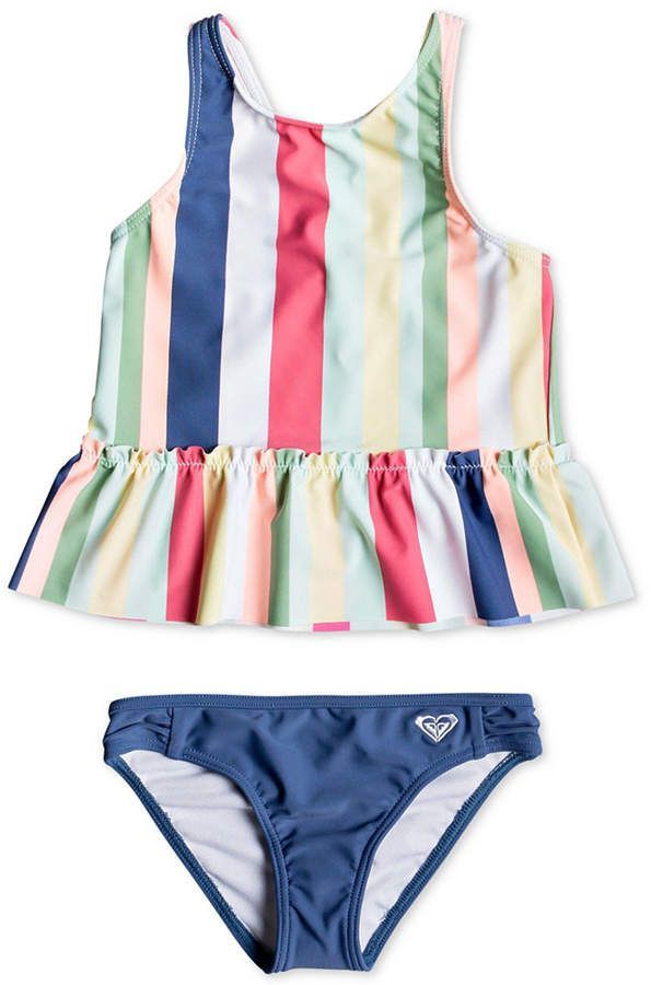 Kids Girls Bikini Swimwear Swimsuit Ruffled Tops Bottoms Bathing Suit Tankini