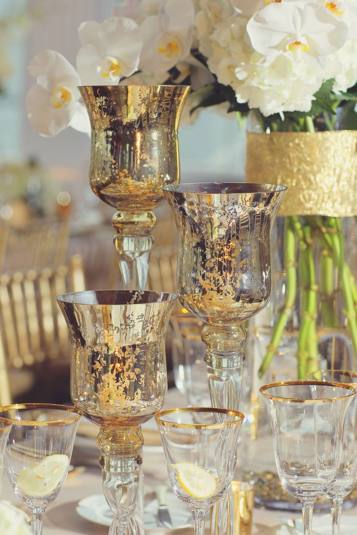 Long Glass Centerpiece : Best fabulous centerpieces images on pinterest