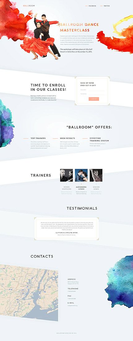 responsive landing pages templates