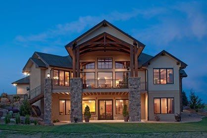3 Story House Plans With Walkout Basement Fresh Pretty E Story House Plans With Walkout Baseme Mountain House Plans Brick Exterior House House Designs Exterior