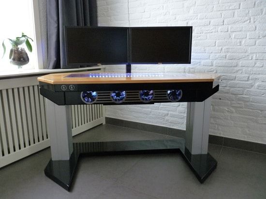 Více Než 25 Nejlepších Nápadů Na Pinterestu Téma Adjule Adjule Custom Computer Desk Mod Fit For A True Geek