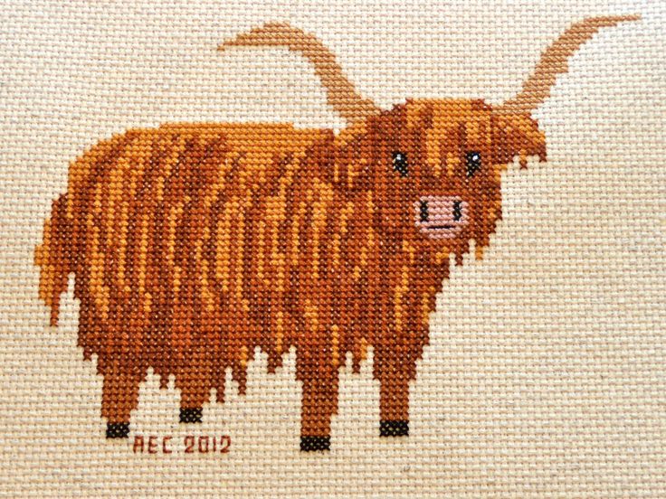 Fancy Cows_Cross Stitch Pattern Fancy Cows_Cross Stitch Pattern