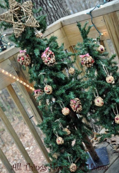 making bird seed christmas ornaments christmas tree christmas tree seed