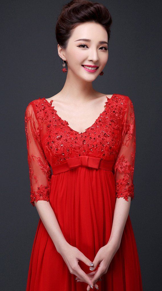US2 Regency Alicepub Keyhole Neckline Chiffon Bridesmaid Dress Long Formal Evening Prom Gown