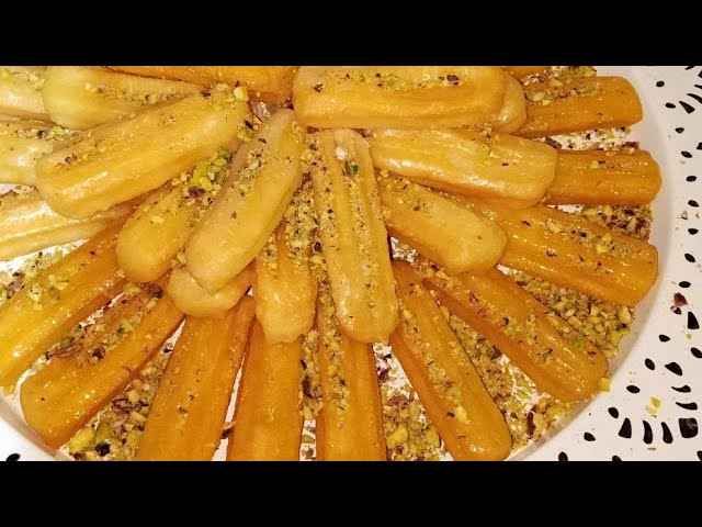 طريقة عمل بلح الشام المقرمش فاطمة أبو حاتي فاطمة أبو حاتي الشيف العربي Chefaraby كل الوصفات بالفيديو علي موقع الشيف العربي Chefar Food Vegetables Desserts