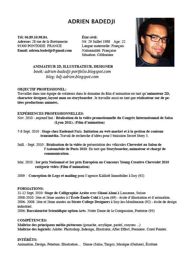 Lettre Cv Presentation Ataboxe Reference Presentation Person