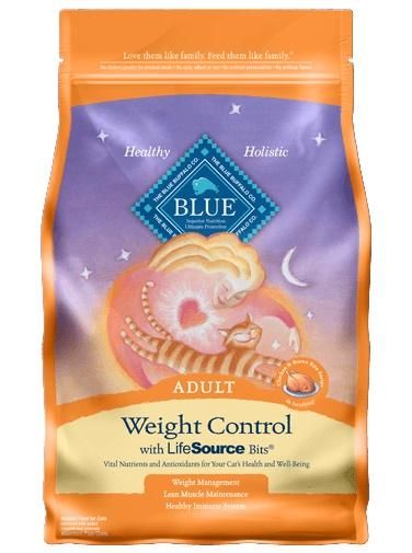 Blue Weight Control Chicken Brown Rice Recipe Adult Cat Food 7