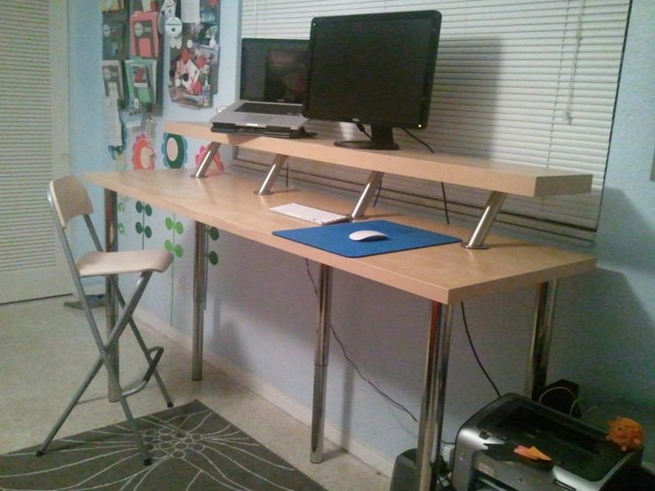 14 Best Ikea Standing Desk Images On Pinterest Desks Stand Up Computer Desk Ikea