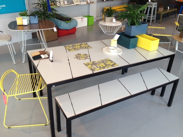 Loving This Patch Table In Soft Grey With Black Frame I Designed By Gordon Tait Suitable For Indoor Or Outdoor Use Furnishings Furniture Loving This Patch Table In Soft Grey, Outdoor Furniture Patch
