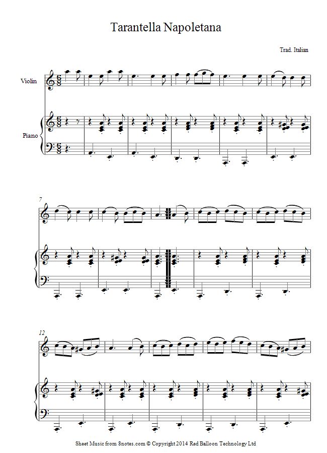 77 best tarantelle sheet music images on pinterest piano piano versace on the floor sheet music