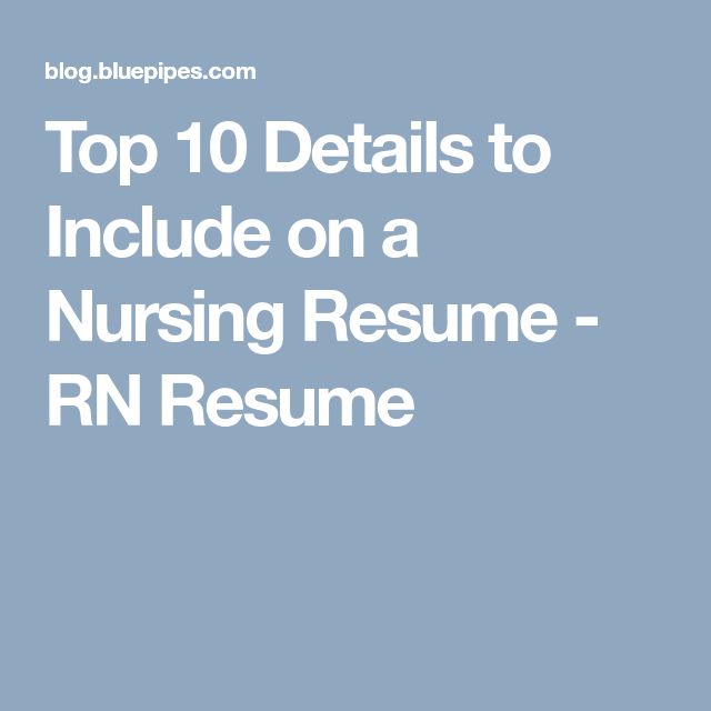 Rn resume help