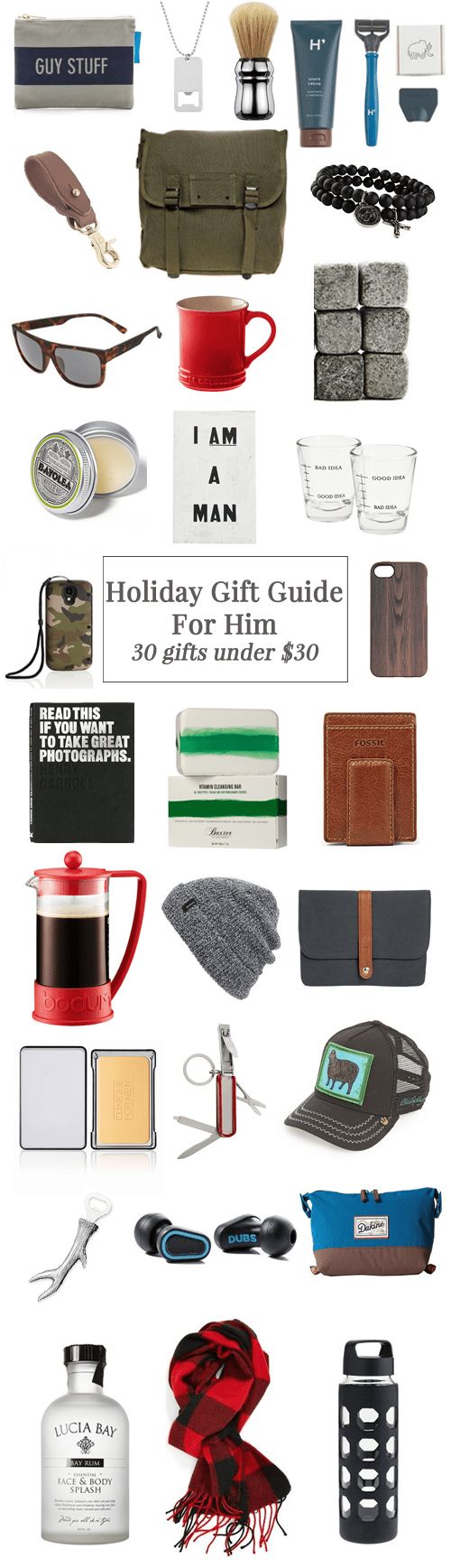Good Christmas Gifts Under 30 Dollars Holiday Gift Guide For Him 30 Gifts Under 30 Kiss My Tulle