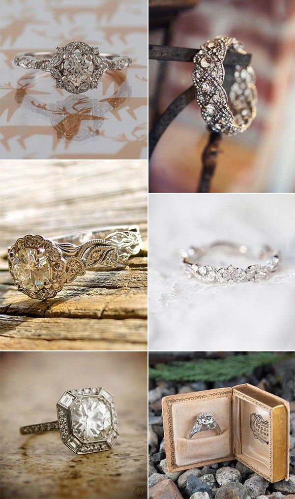 20 Vintage Engagement Rings That Will Melt Your Heart Diamond