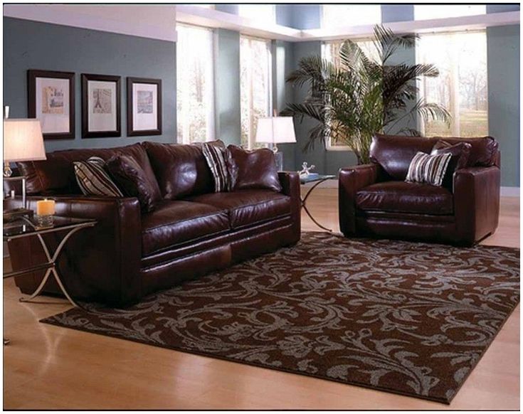 73 reference of black sofa rug color in 2020 | Brown leather couch What Color Rug With Black Leather Couch