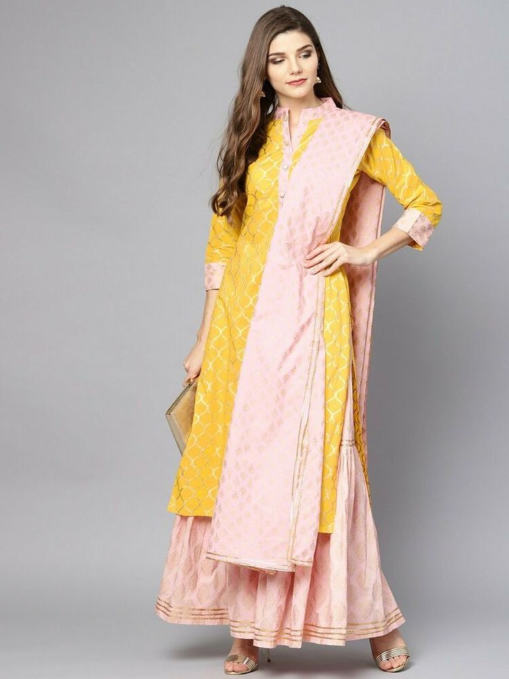 Details about Women Indian kurta dress dupatta cotton palazzo Top sharara blouse Combo Ethnic Details about Women Indian kurta dress dupatta cotton palazzo Top sharara blouse Combo Ethnic