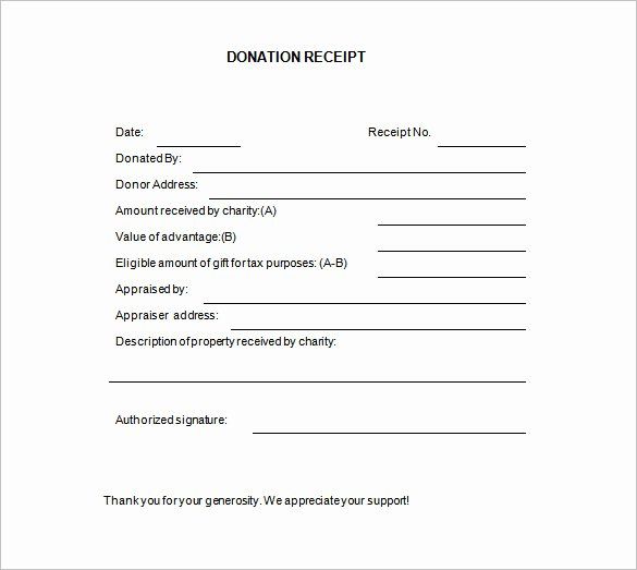 Printable Donation Form Template Fresh Blank Receipt Template 20 Free Word Excel Pdf Vector Receipt Template Donation Letter Template Donation Letter