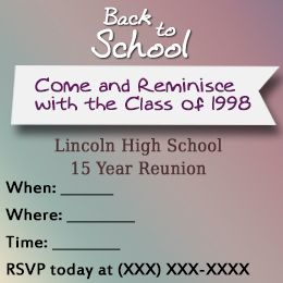 reunion invitation