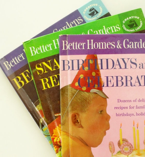 Three vintage 1963 Better Homes and Gardens cookbooks for Etsy