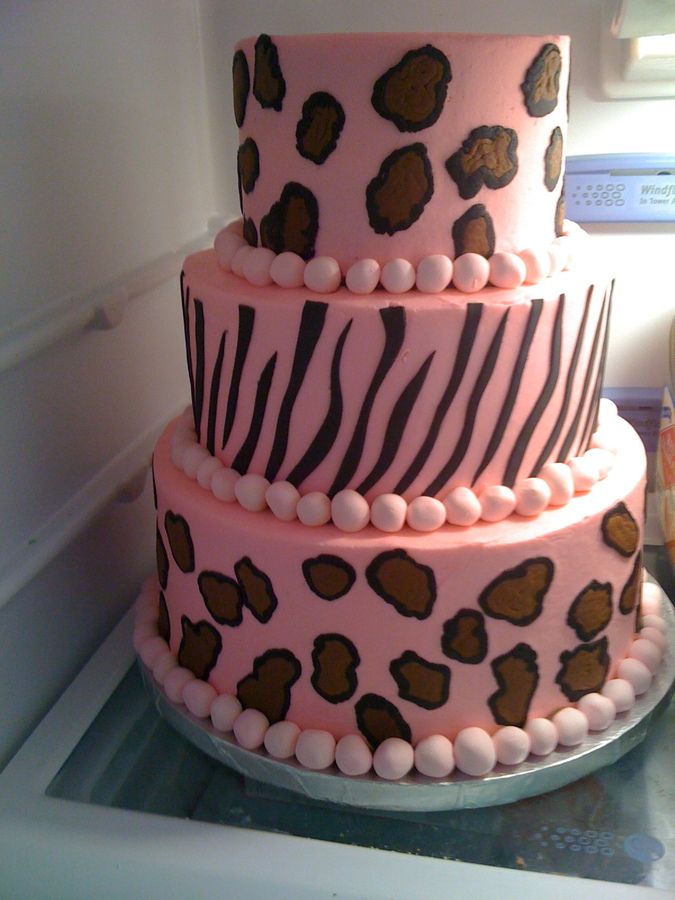 Cheetah Zebra Cake Cheetah Zebra Cake