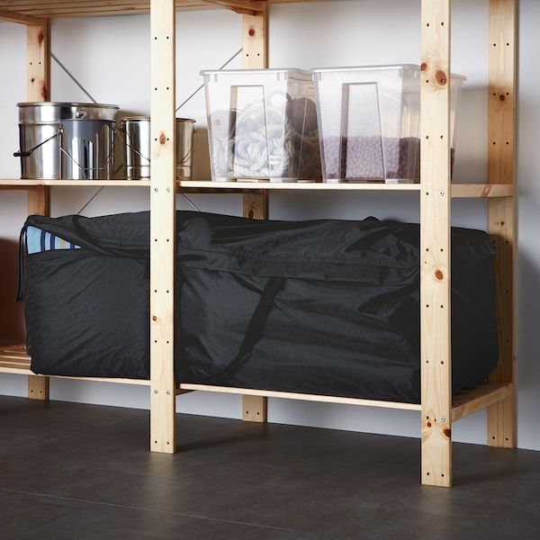TOSTERÖ Storage bag for pads and TOSTERÖ black, Storage bag for cushions