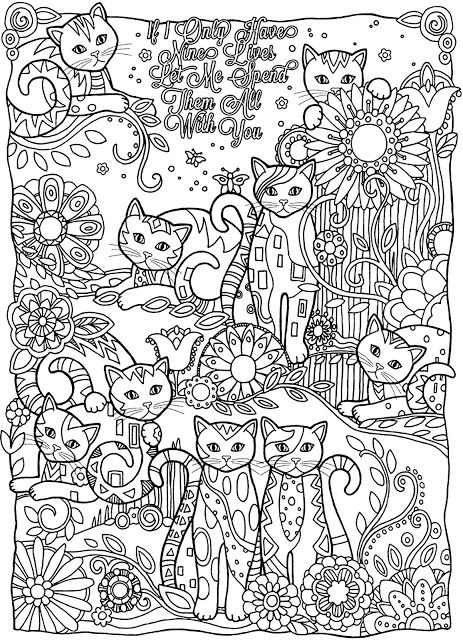 196 best Cats & Dogs Coloring For Adults Art Pages images on ... 196 best Cats & Dogs Coloring For Adults Art Pages images on ...