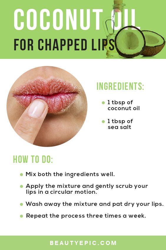 How to Use Coconut Oil for Chapped Lips? Coconut oil for skin
