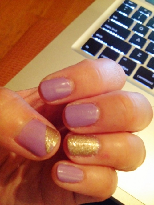 Purple And Gold Nails Designs Purple And Gold Nails Designs