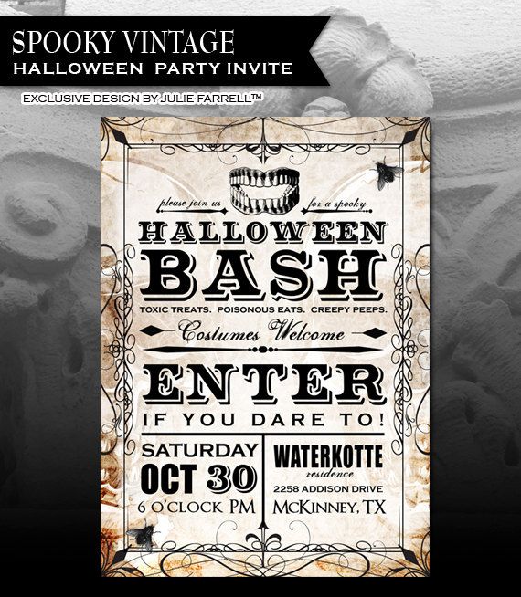 halloween invitation printable halloween invite party invitation