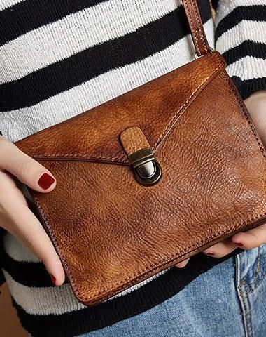 Handmade Leather Crossbody Purse Shoulder Bag For Women Genuine Handmade Vintage Leather Crossbody Bag Shoulder Women Purse