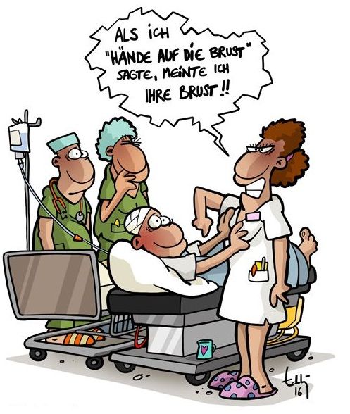 Krankenschwester Poppen Cartoon Onanieren