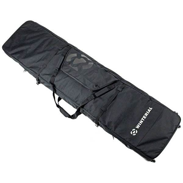 Double Ski Storage Bag I Wheeled Ski Travel Bag With 5 Storage Compartments I Reinforced Double Padding Ski Accessories Winter Sport Gear Snowboard Bag [ 600 x 600 Pixel ]