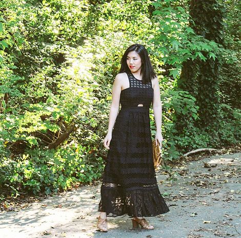 Anthropologie tracy reese black maxi dress Anthropologie tracy reese black maxi dress