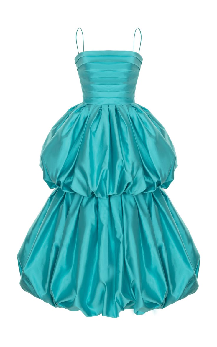Square Neck Silk Bubble Dress By Rasario For Preorder On Moda Operandi Bubble Dress Fashion