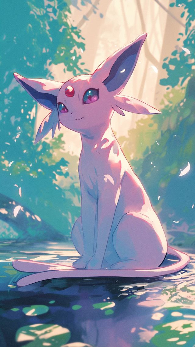 50+ Stunning Eevee Evolutions Art Pieces to Love in 2025 35 eevee evolutions espeon forest