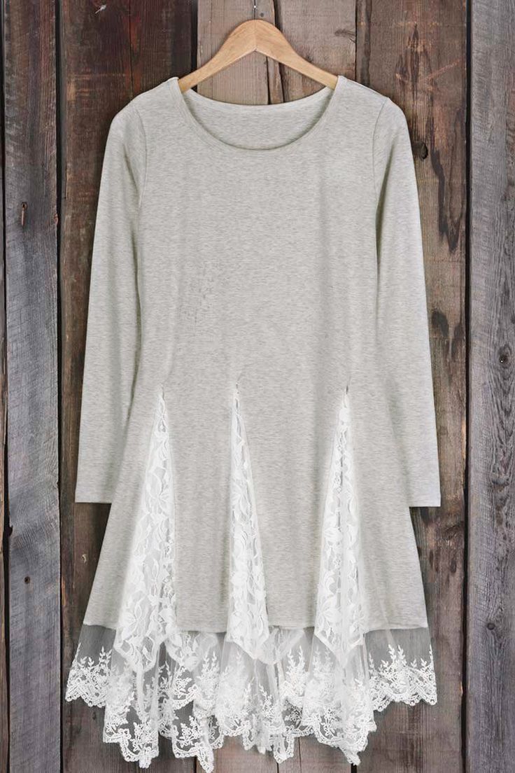 Life Of the Party Lace Splicing Dress