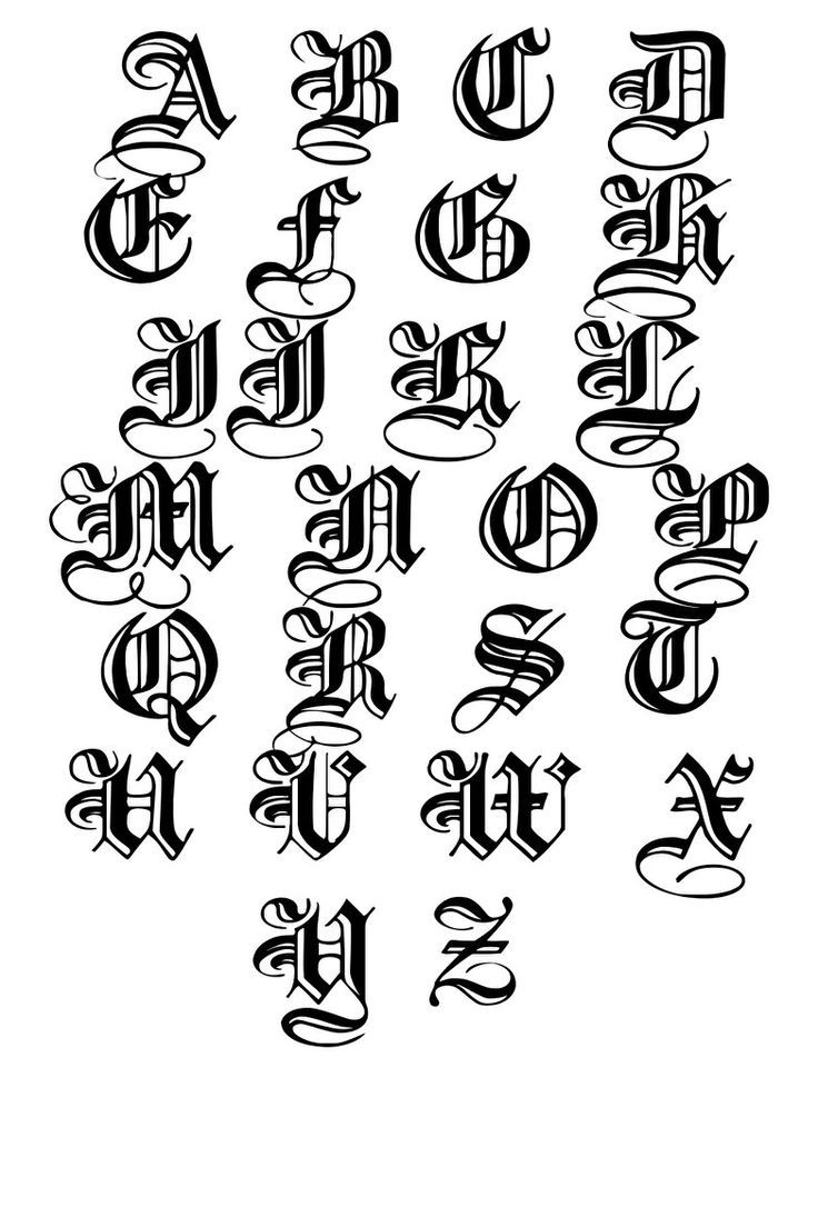 Mutlu Ornamental Font Hand lettering alphabet, Tattoo lettering fonts, Tattoo le