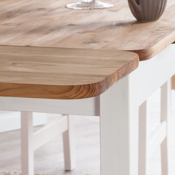 Table à manger Karley (avec rallonges) Pin massif | home24 Table extensible Karley |
