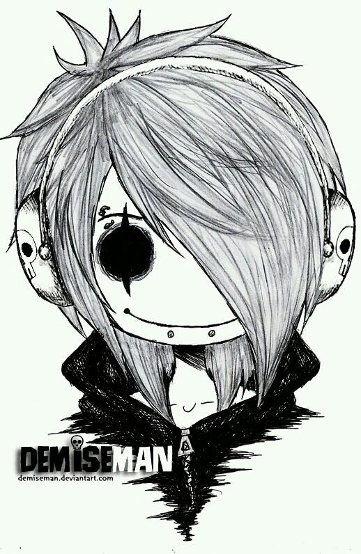 Anime emo boy | Horror art, Dark fantasy art, Creepy drawings