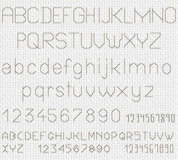 Cross Stitch Font Backstitch \x3cb\x3ebackstitch alphabet\x3c/b\x3e for