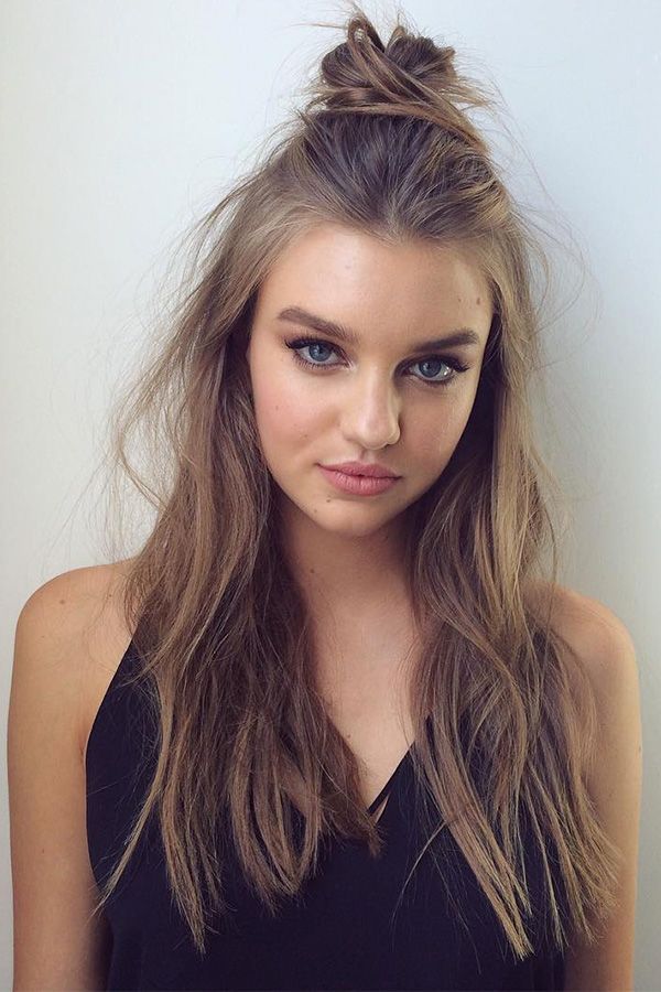 Cute Easy Hairstyles For Long Hair cute easy hairstyles for long curly hair 2017 The 25 Best Half Up Bun Ideas On Pinterest Half Bun Half Down Hair Inspiration And Top Knot Hair Cute Easy Hairstyles For Long Hair unique hairstyles for long hair girls The 25 Best Half Up Bun Ideas On Pinterest Half Bun Half Down Hair Inspiration And Top Knot Hair